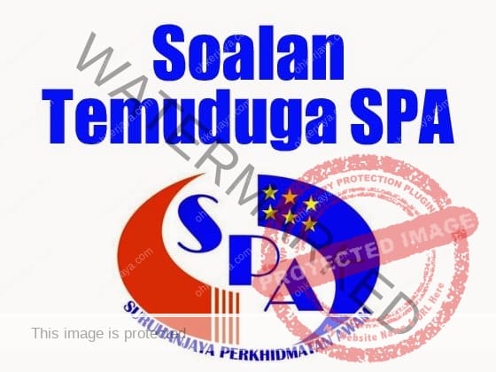 Contoh Soalan Temuduga Spa Kerja Kerajaan Awam Terkini
