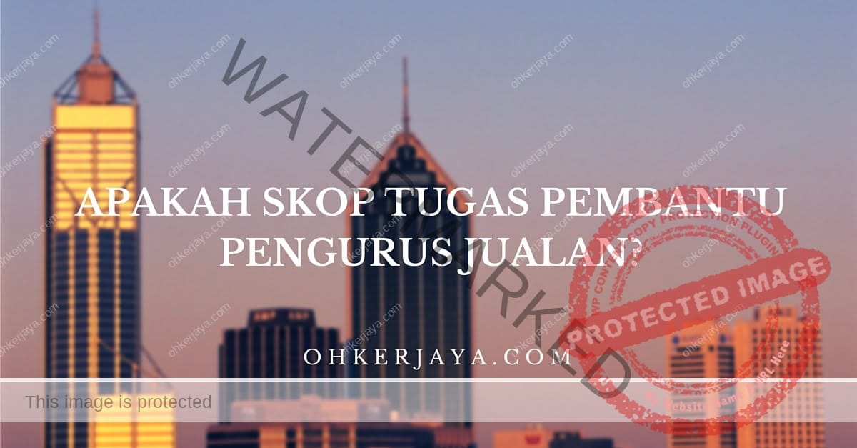 Senarai Tugas Pembantu Operasi Gred N11 N14